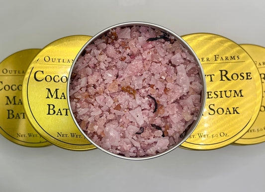 Coconut Rose Magnesium Bath Soak