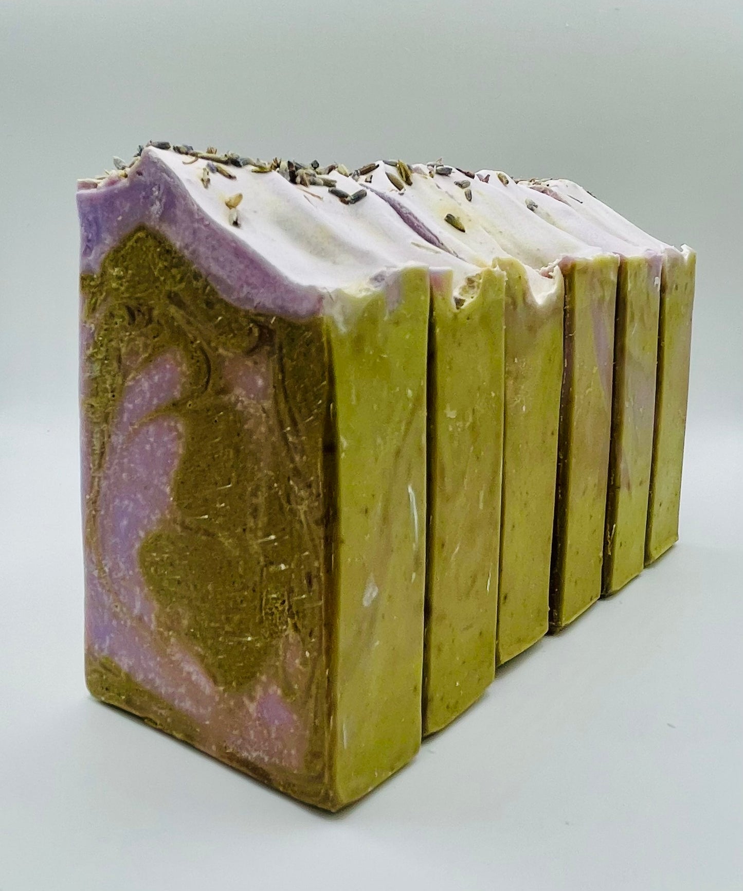 Lavender Matcha Oat Soap