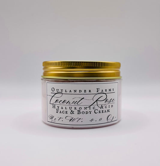 Coconut Rose Hyaluronic Acid Face & Body Cream