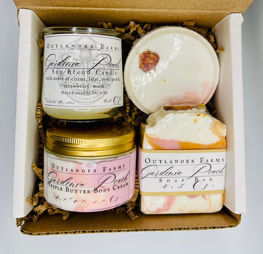 Gardenia Peach Spa at Home Gift Set